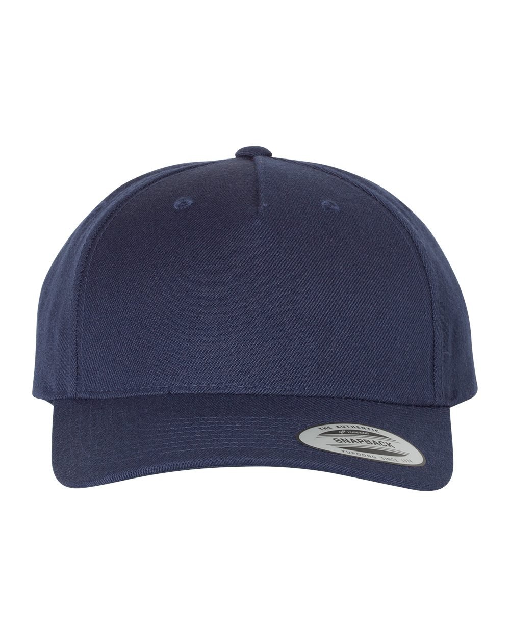 YP Classics Premium Five-Panel Curved Bill Snapback Cap - 5789M