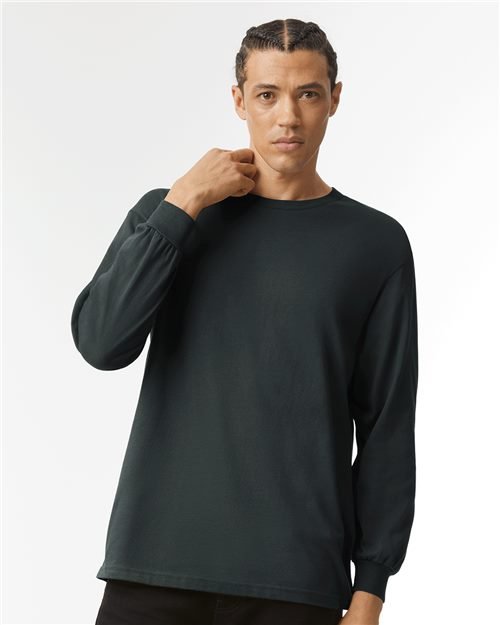 American Apparel - Unisex Heavyweight Cotton Long Sleeve Tee - 1304 - Image 3