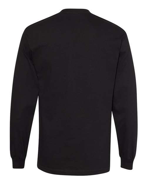 American Apparel - Unisex Heavyweight Cotton Long Sleeve Tee - 1304 - Image 4