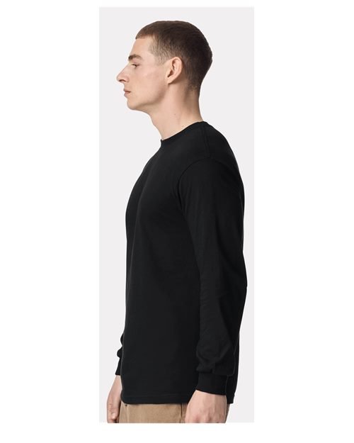 American Apparel - Unisex Heavyweight Cotton Long Sleeve Tee - 1304 - Image 8