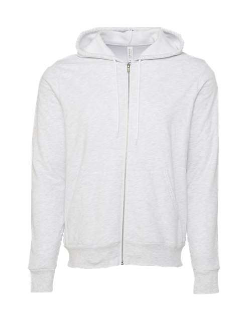 BELLA + CANVAS Unisex Sponge Fleece Full-Zip Hoodie Sweatshirt - 3739 - Image 2