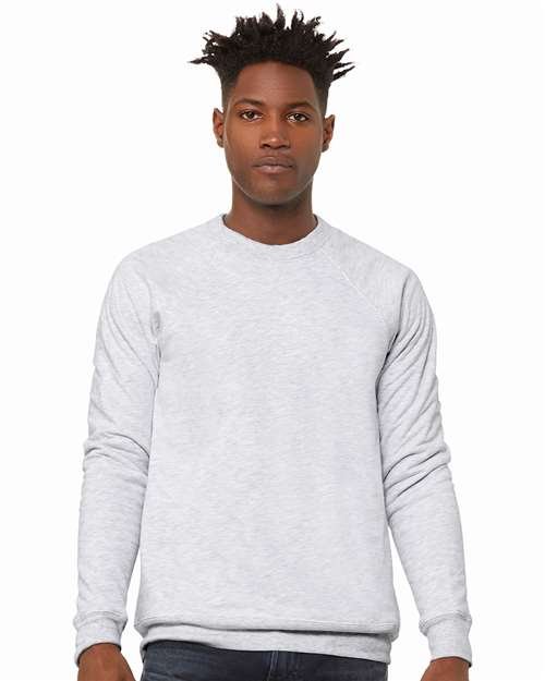 BELLA + CANVAS - Unisex Sponge Fleece Raglan Crewneck Sweatshirt - 3901 - Image 6