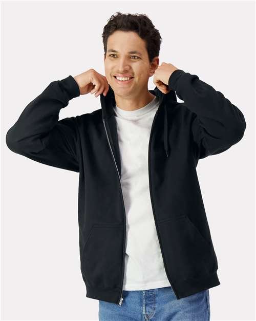 Gildan - Unisex Softstyle® Midweight Full-Zip Hooded Sweatshirt - SF600 - Image 6