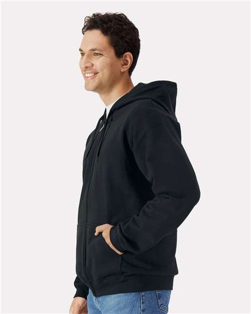 Gildan - Unisex Softstyle® Midweight Full-Zip Hooded Sweatshirt - SF600 - Image 8