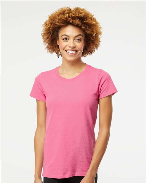 M&O - Women's Gold Soft Touch T-Shirt - 4810 - Image 6