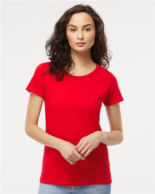 M&O - Women's Gold Soft Touch T-Shirt - 4810 - Image 3