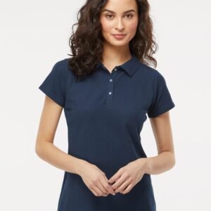M&O Women's Soft Touch Polo - 7007