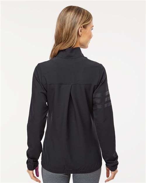 Adidas Women's Wind Resistant Full-Zip Jacket - A268 - Image 7