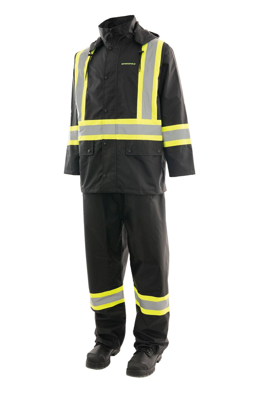 Forcefield Hi Vis 3 Piece Rain Suit - Image 4