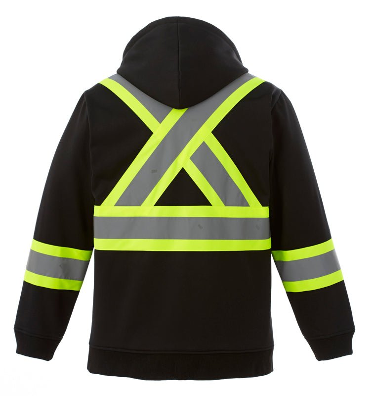 L00682 - Freedom - Hi-Vis Full Zip Hooded Sweatshirt - Image 4