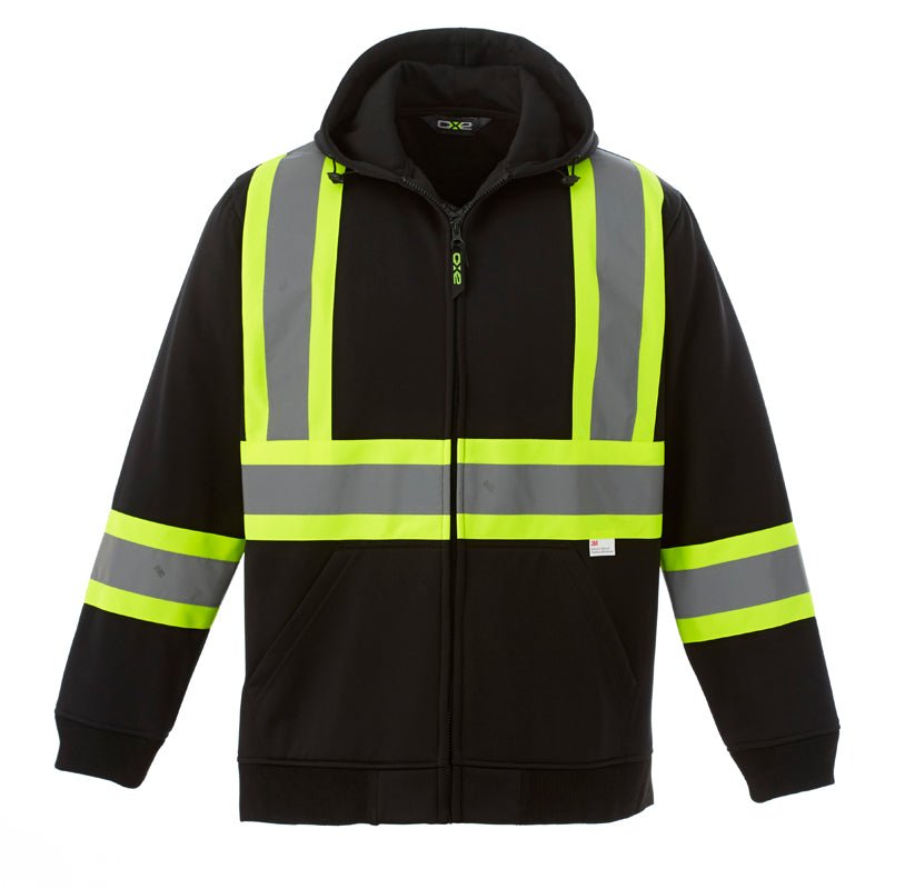 L00682 - Freedom - Hi-Vis Full Zip Hooded Sweatshirt - Image 3