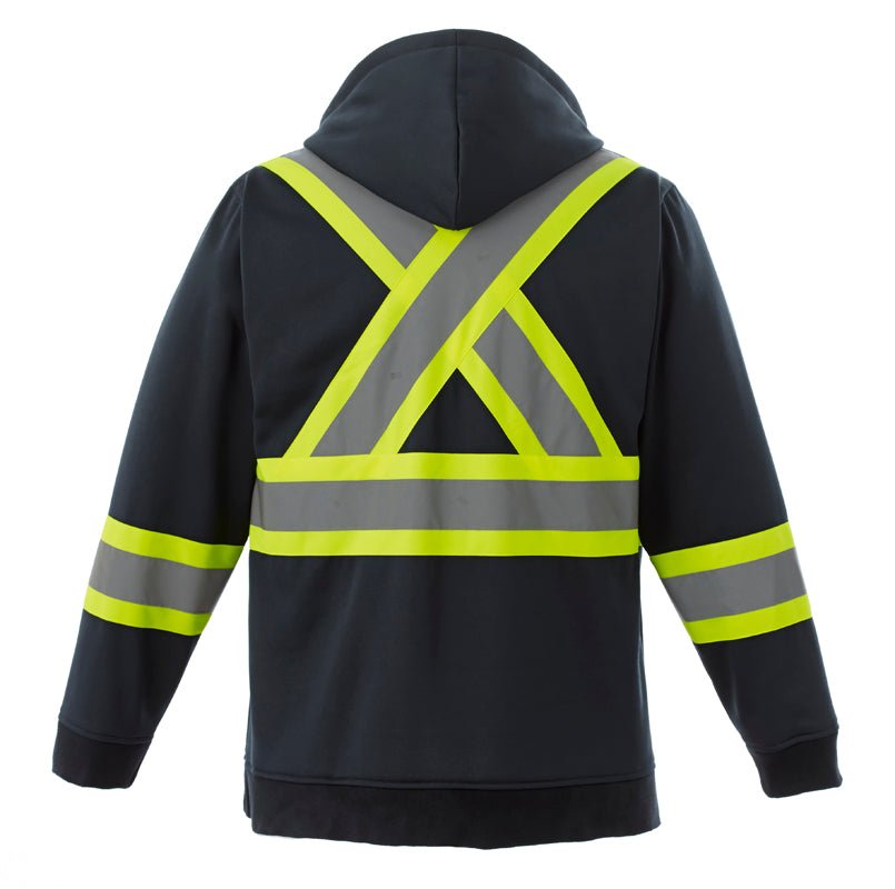 L00682 - Freedom - Hi-Vis Full Zip Hooded Sweatshirt - Image 8