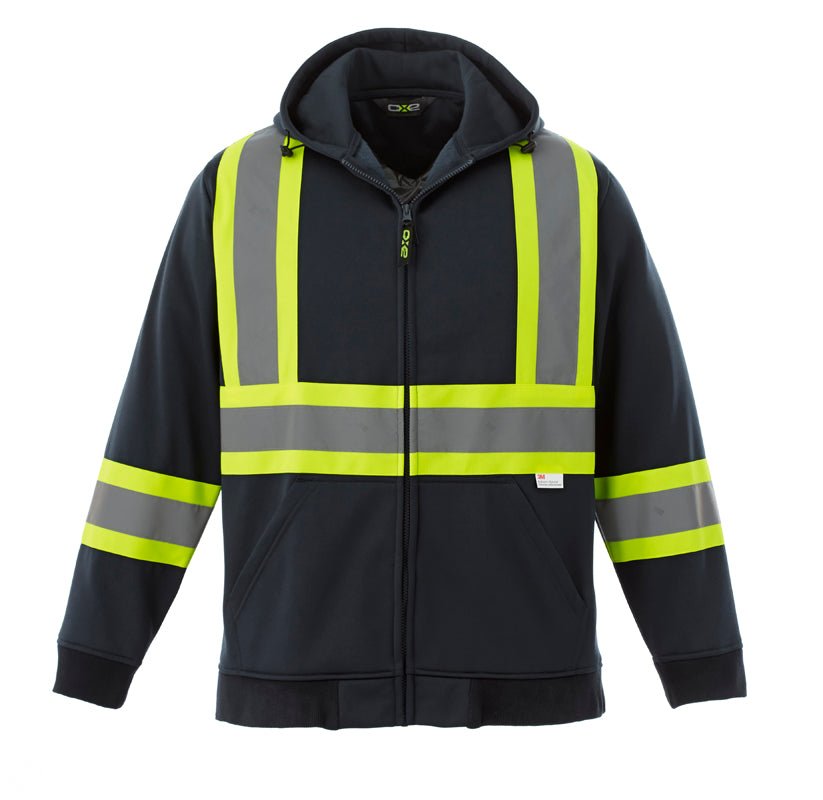 L00682 - Freedom - Hi-Vis Full Zip Hooded Sweatshirt - Image 7