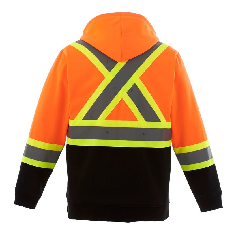 L00682 - Freedom - Hi-Vis Full Zip Hooded Sweatshirt - Image 2