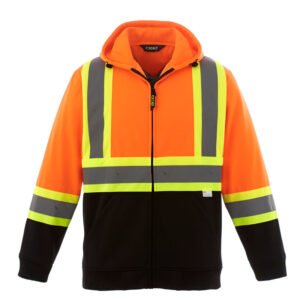 L00682 - Freedom - Hi-Vis Full Zip Hooded Sweatshirt