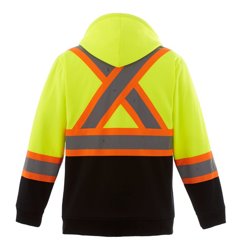 L00682 - Freedom - Hi-Vis Full Zip Hooded Sweatshirt - Image 6