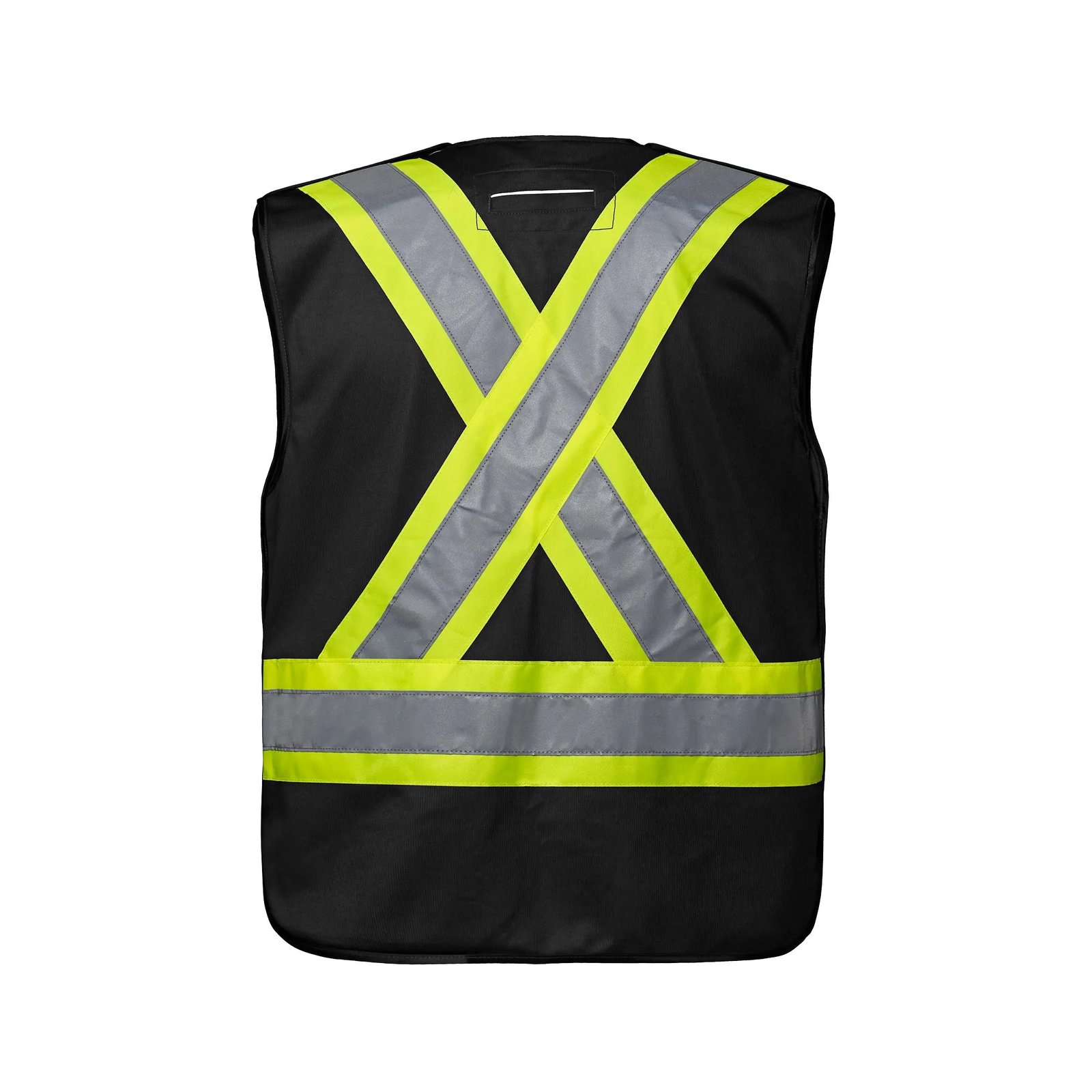 L01145 - Vanguard - Tricot Hi-Vis 5 Point Tear-Away Vest - Dual Sized - Image 9