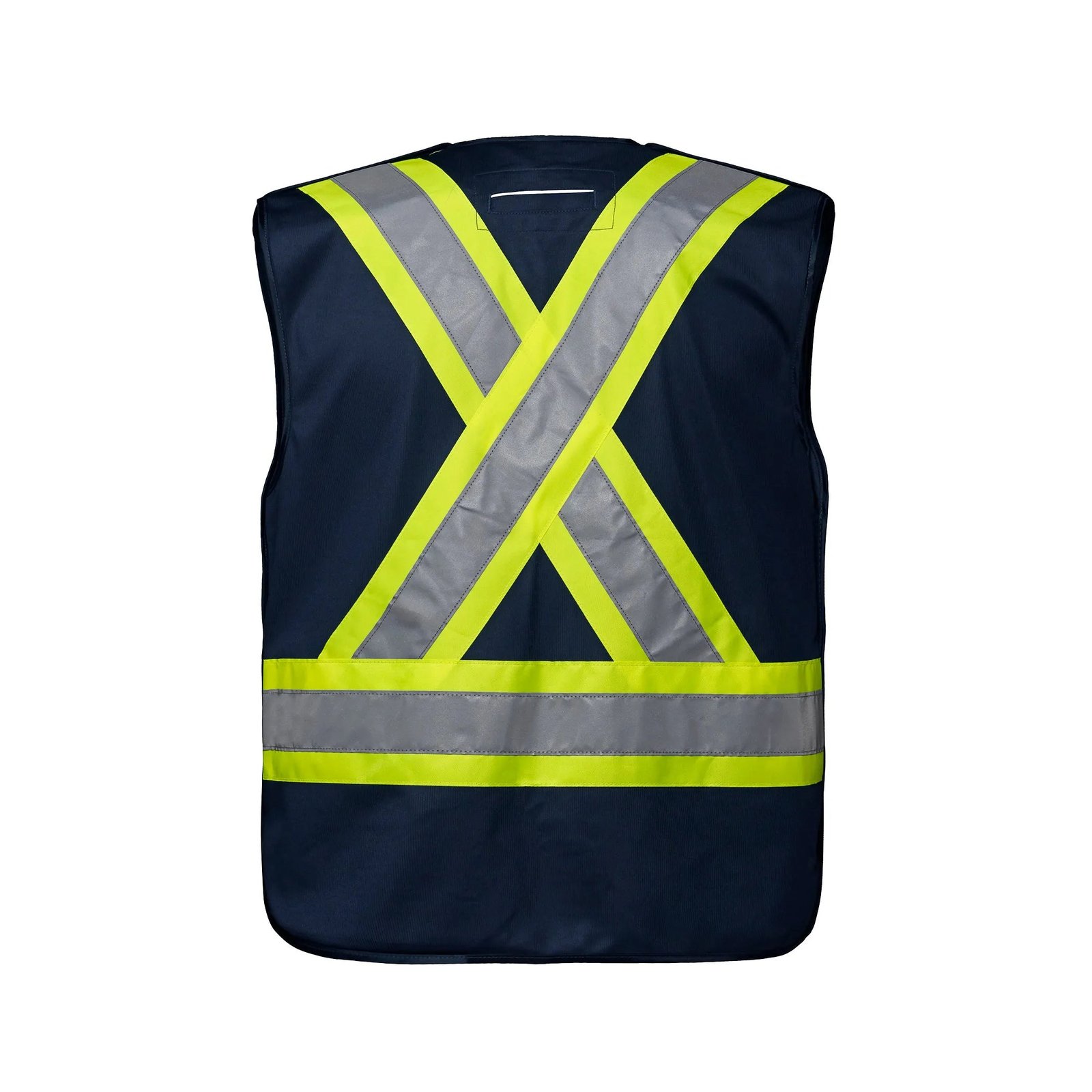 L01145 - Vanguard - Tricot Hi-Vis 5 Point Tear-Away Vest - Dual Sized - Image 8