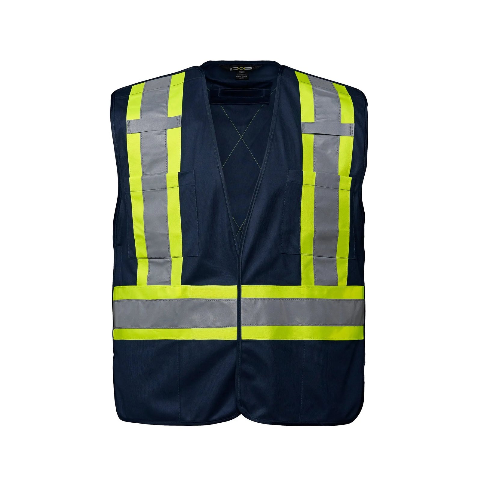 L01145 - Vanguard - Tricot Hi-Vis 5 Point Tear-Away Vest - Dual Sized - Image 5