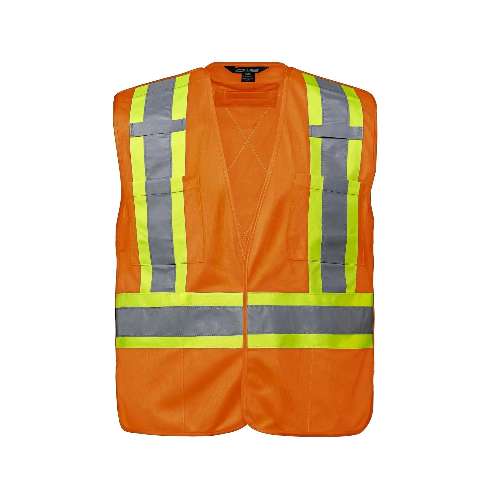 L01145 - Vanguard - Tricot Hi-Vis 5 Point Tear-Away Vest - Dual Sized - Image 3