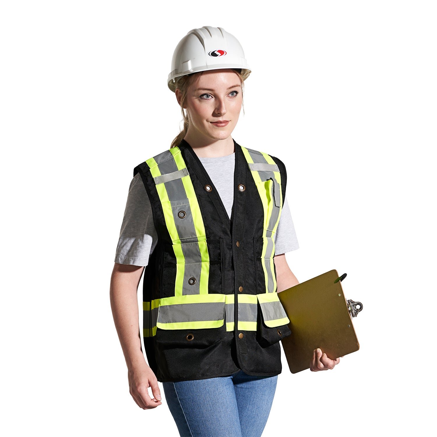 L01190 - Surveyor - Hi-Vis Surveyor’s Vest - Sized - Image 2