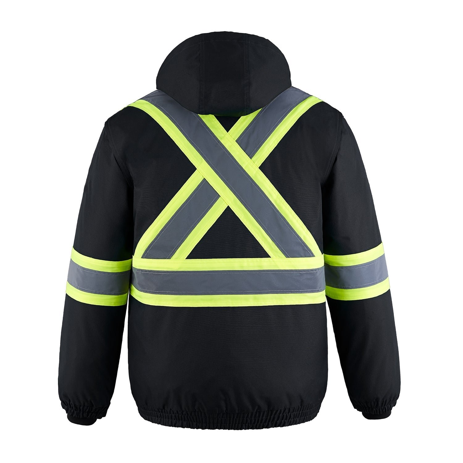 L01277 - Peterbuilt - Hi-Vis 3in1 Bomber Jacket w/ Detachable Hood - Image 2
