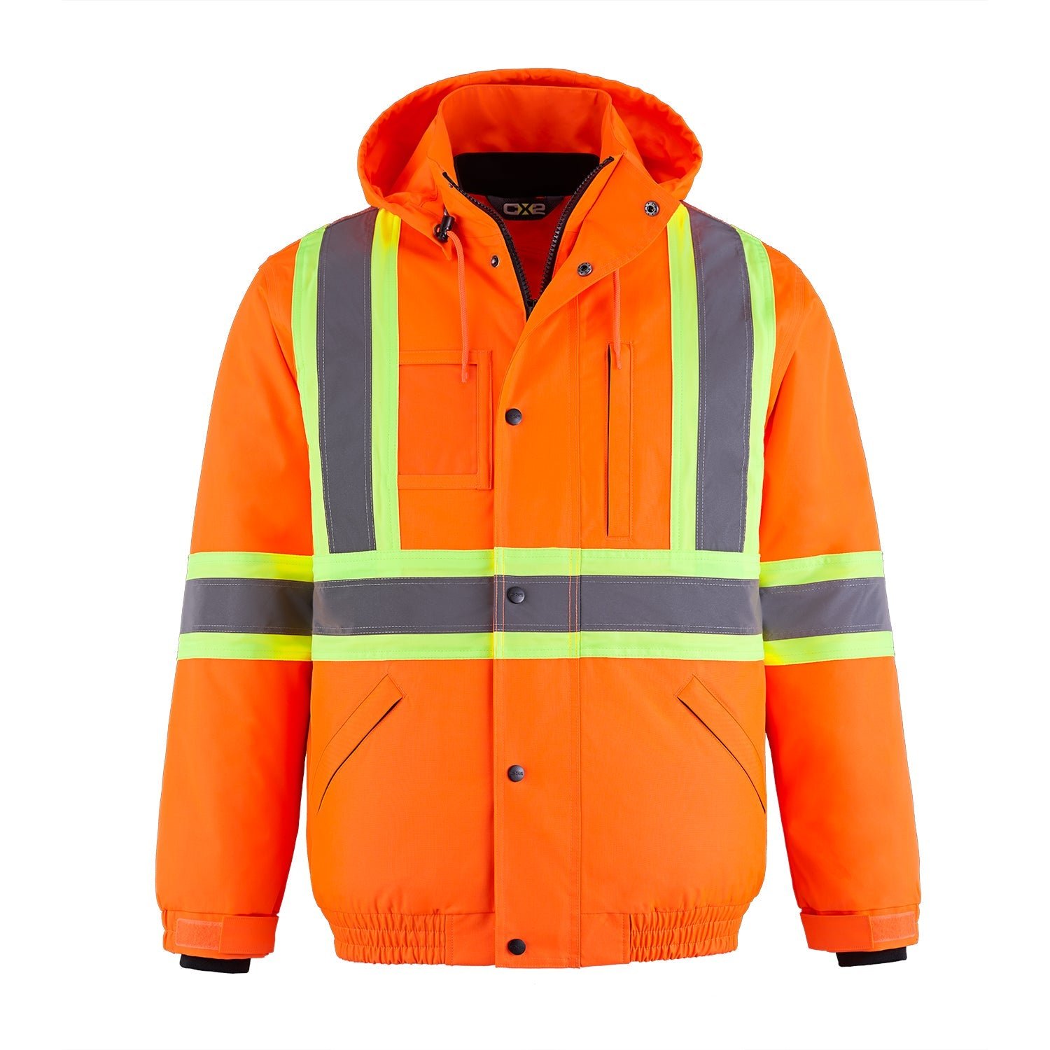 L01277 - Peterbuilt - Hi-Vis 3in1 Bomber Jacket w/ Detachable Hood - Image 5