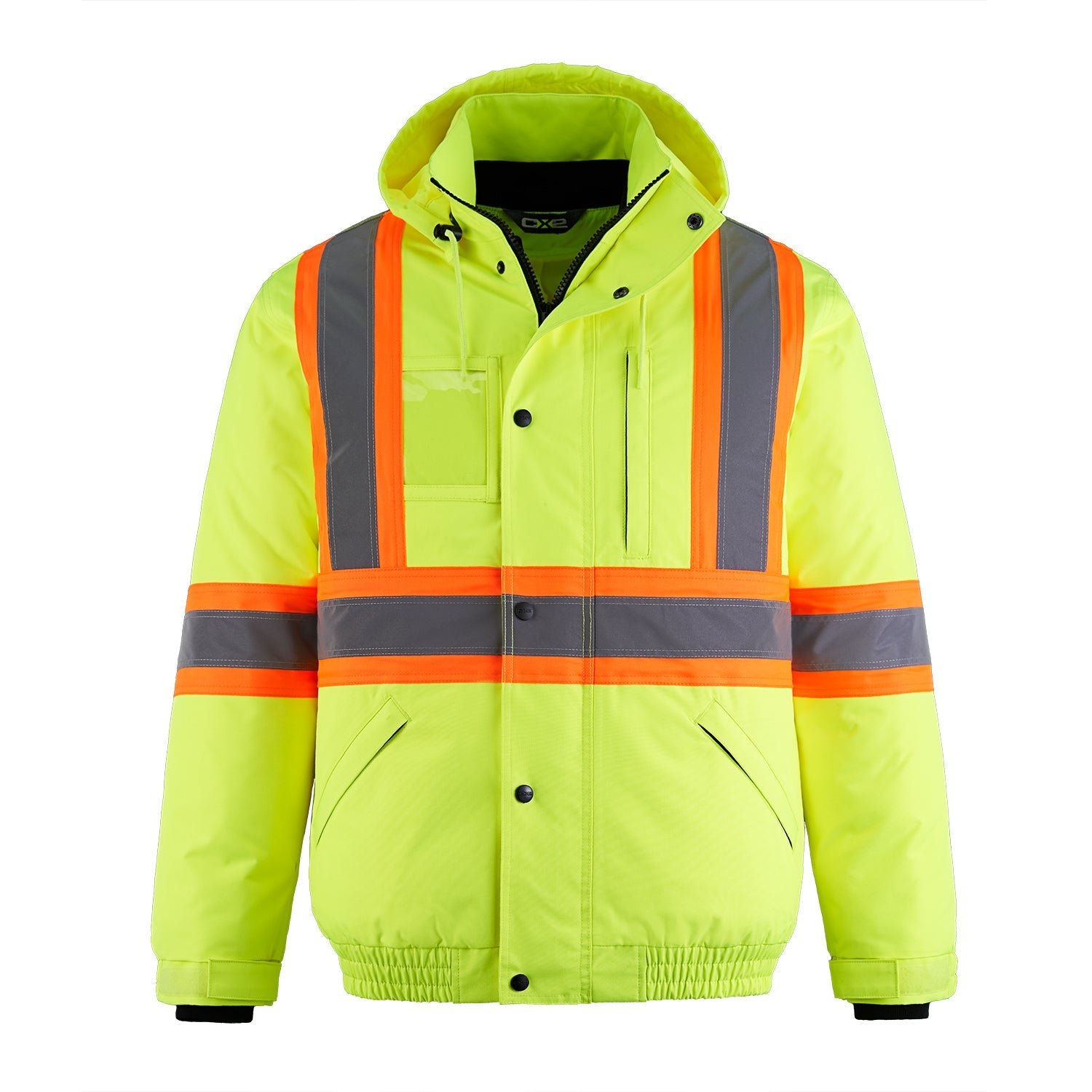 L01277 - Peterbuilt - Hi-Vis 3in1 Bomber Jacket w/ Detachable Hood - Image 9