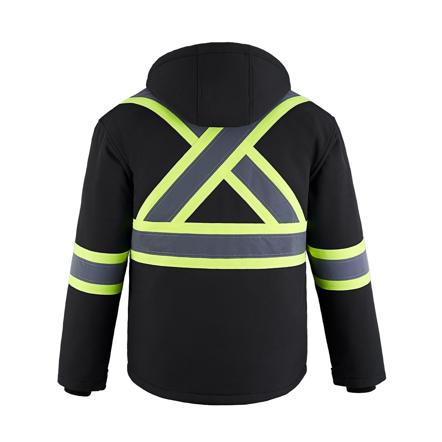 L01310 - Freightliner - Hi-Vis Insulated Softshell w/ Detachable Hood - Image 7