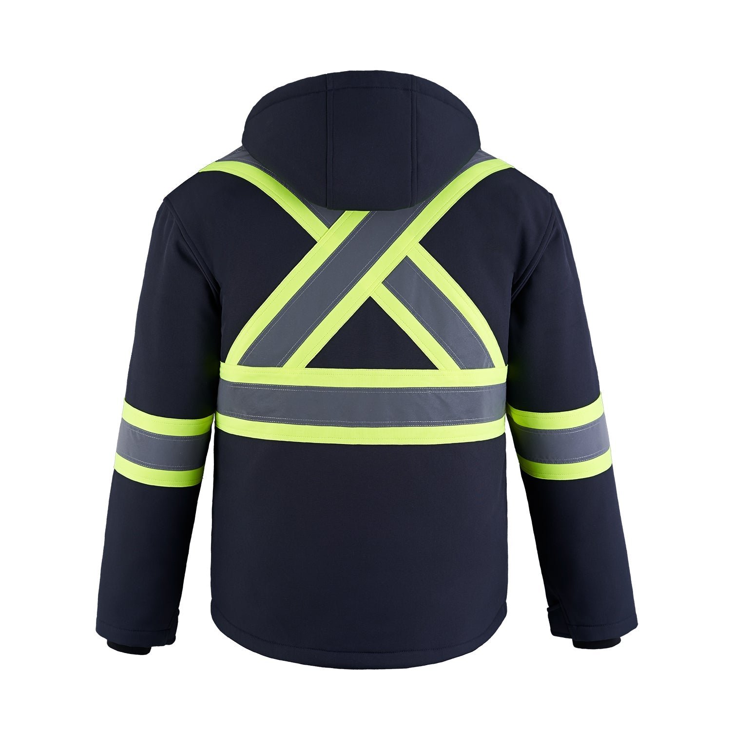 L01310 - Freightliner - Hi-Vis Insulated Softshell w/ Detachable Hood - Image 9