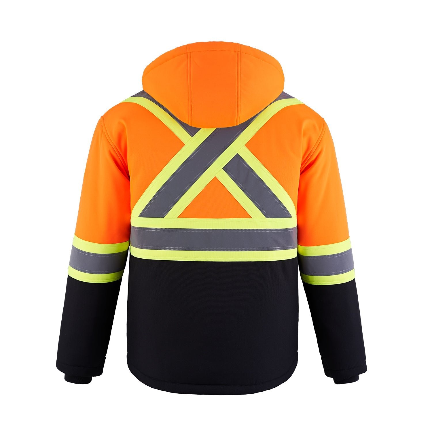 L01310 - Freightliner - Hi-Vis Insulated Softshell w/ Detachable Hood - Image 3