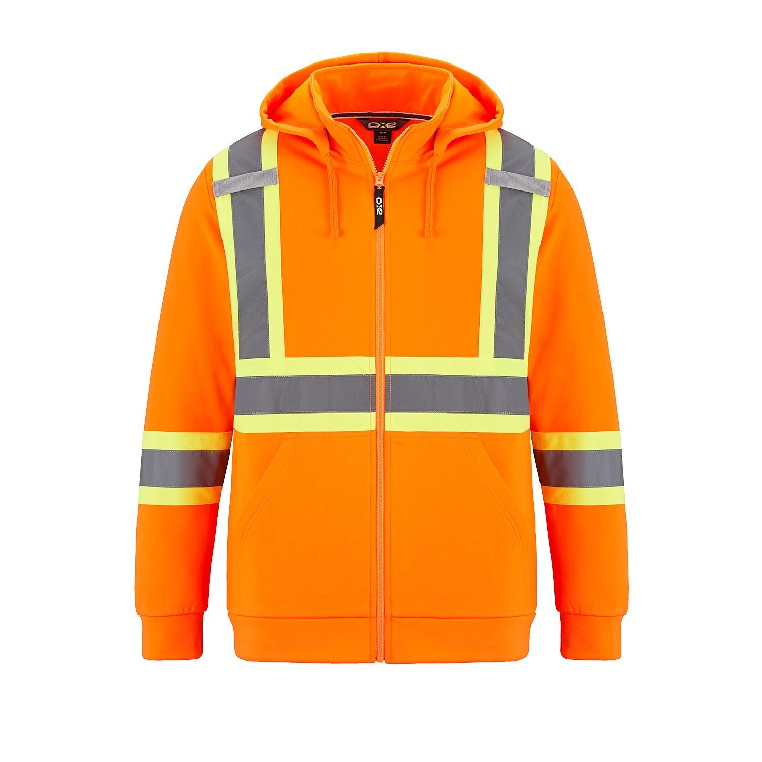 L01380 - Infinity - Hi-Vis Full Zip Hooded Sweatshirt w/ Detachable Hood - Image 4