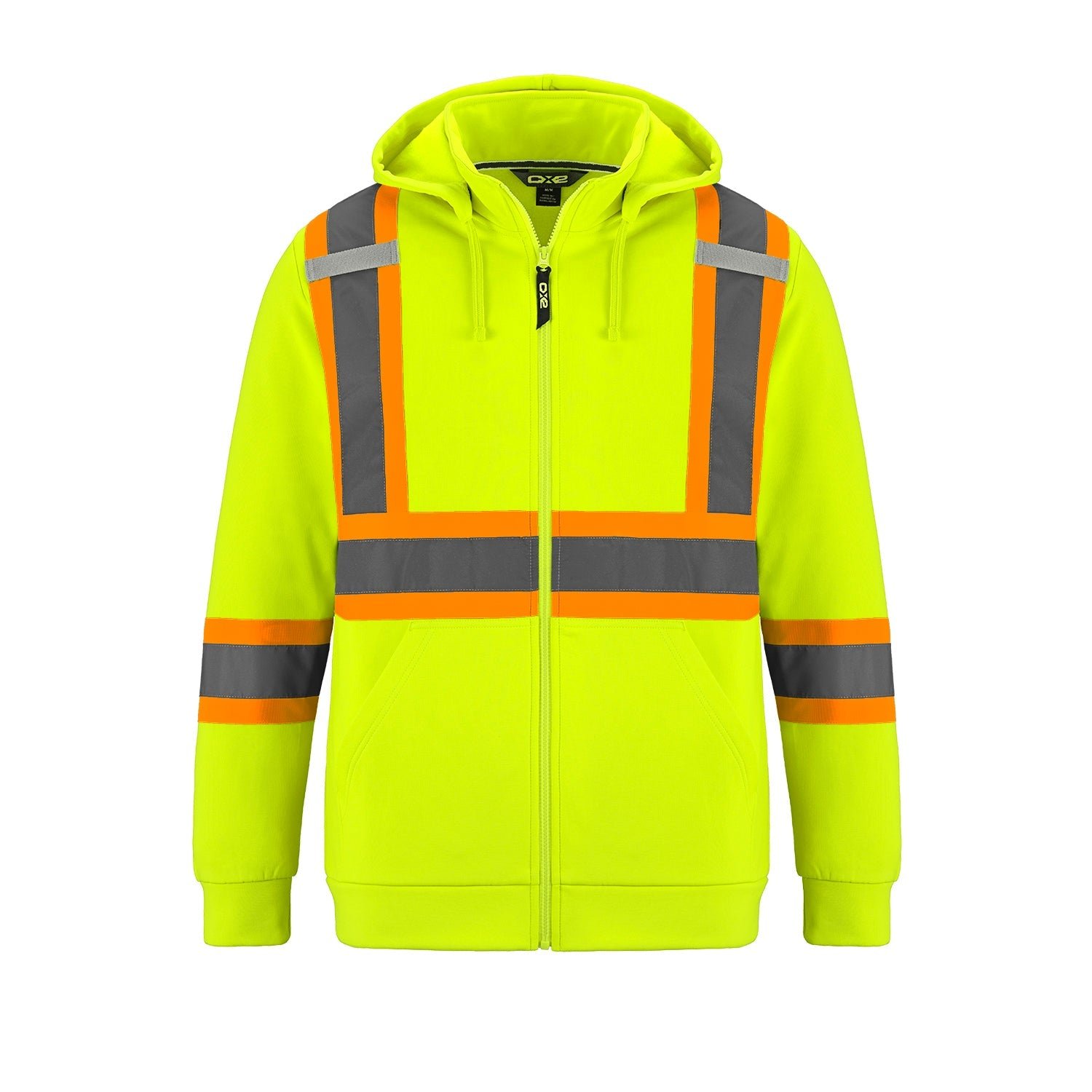 L01380 - Infinity - Hi-Vis Full Zip Hooded Sweatshirt w/ Detachable Hood - Image 6