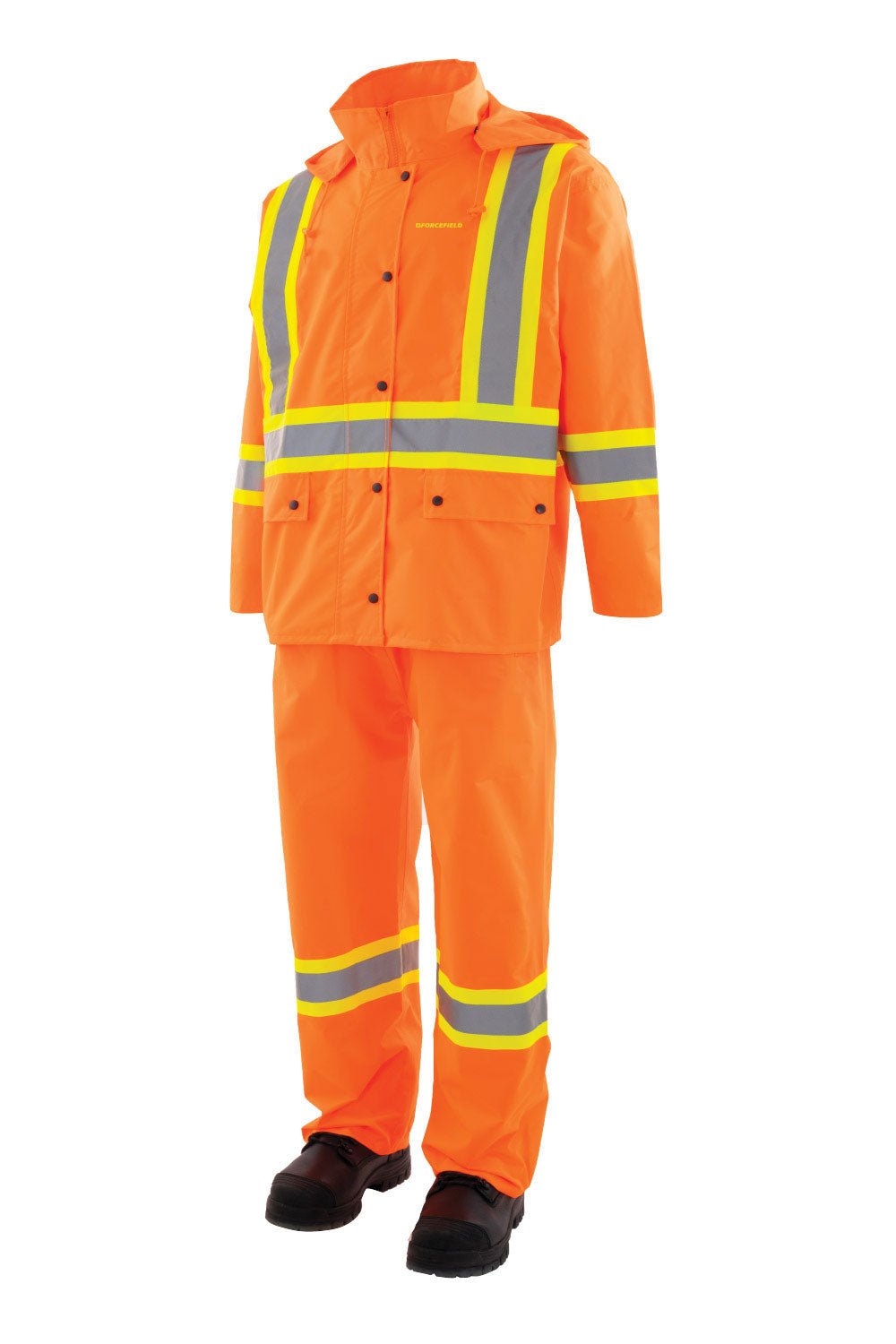 Forcefield Hi Vis 3 Piece Rain Suit - Image 2