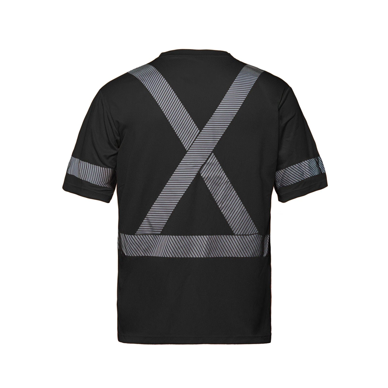 S05980 - LUMEN - Hi-VIS T-shirt with Segmented Stripes - Image 5