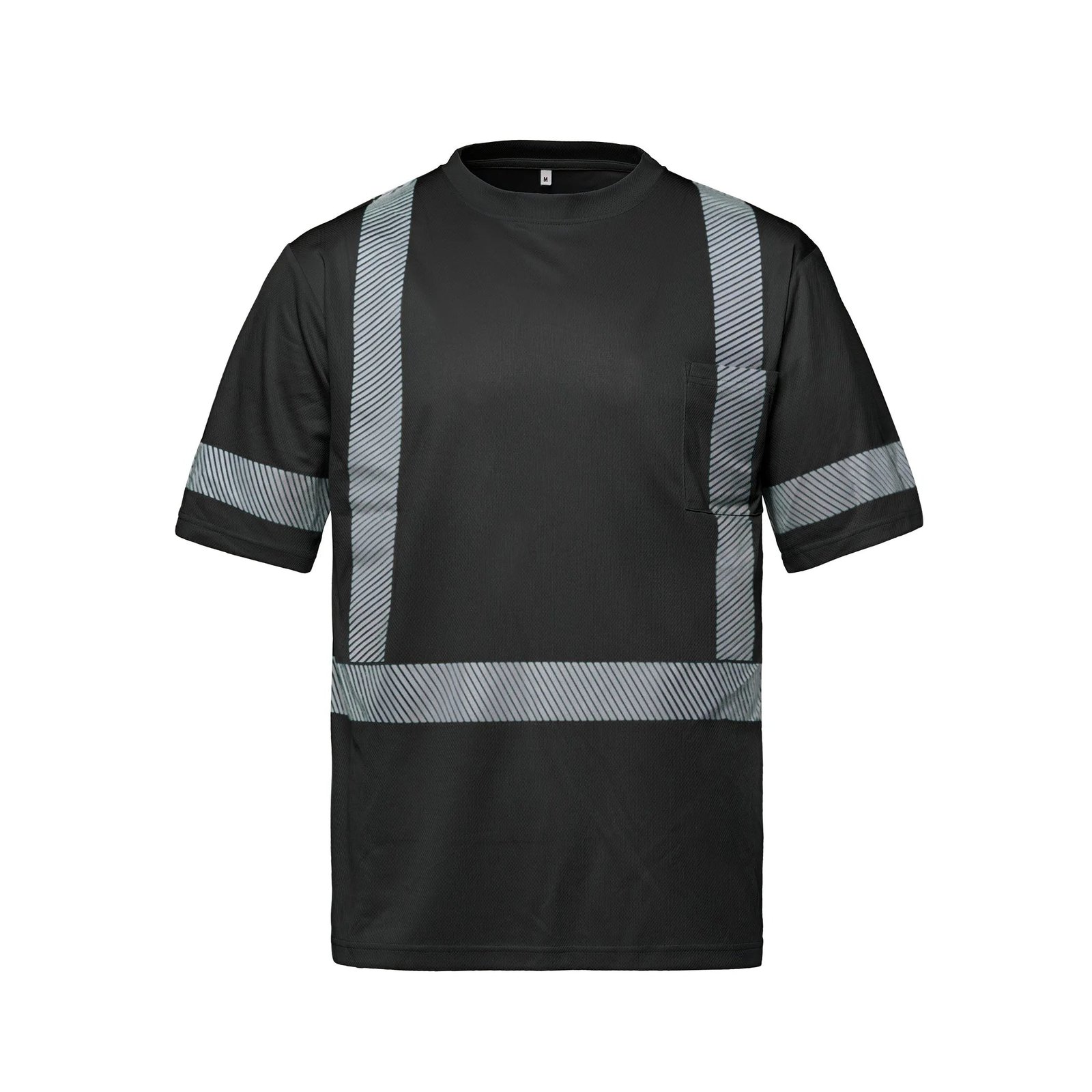 S05980 - LUMEN - Hi-VIS T-shirt with Segmented Stripes - Image 4