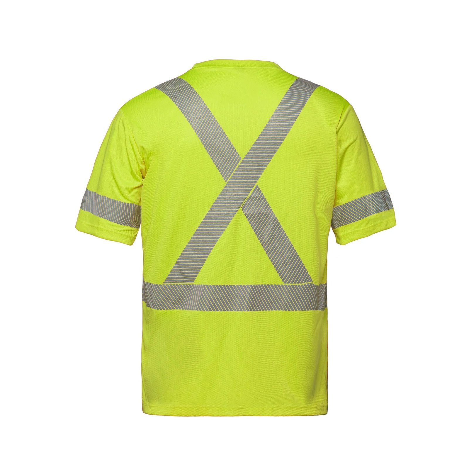 S05980 - LUMEN - Hi-VIS T-shirt with Segmented Stripes - Image 7