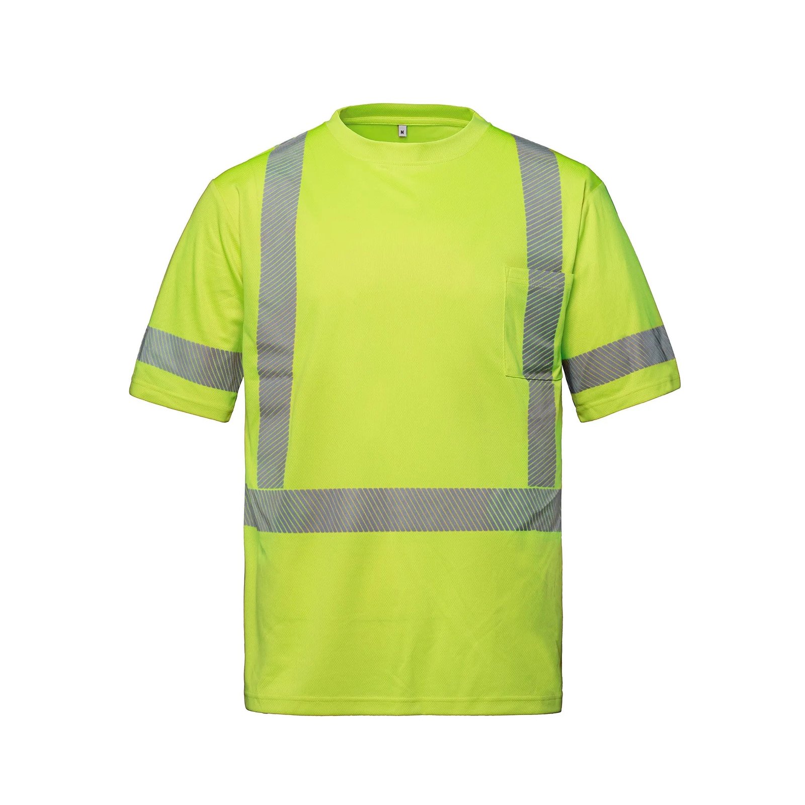 S05980 - LUMEN - Hi-VIS T-shirt with Segmented Stripes - Image 6