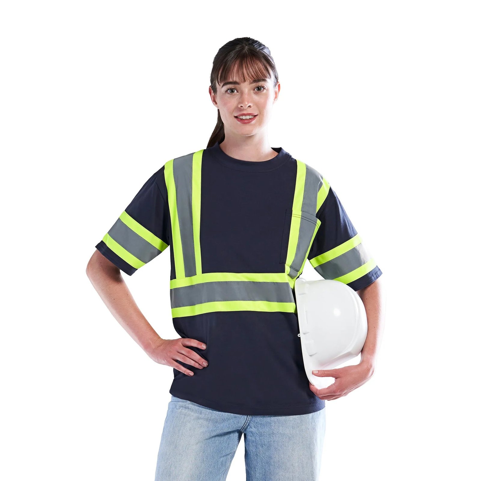 S05990 - Optimum - Cotton Hi-Vis T-Shirt - Image 2