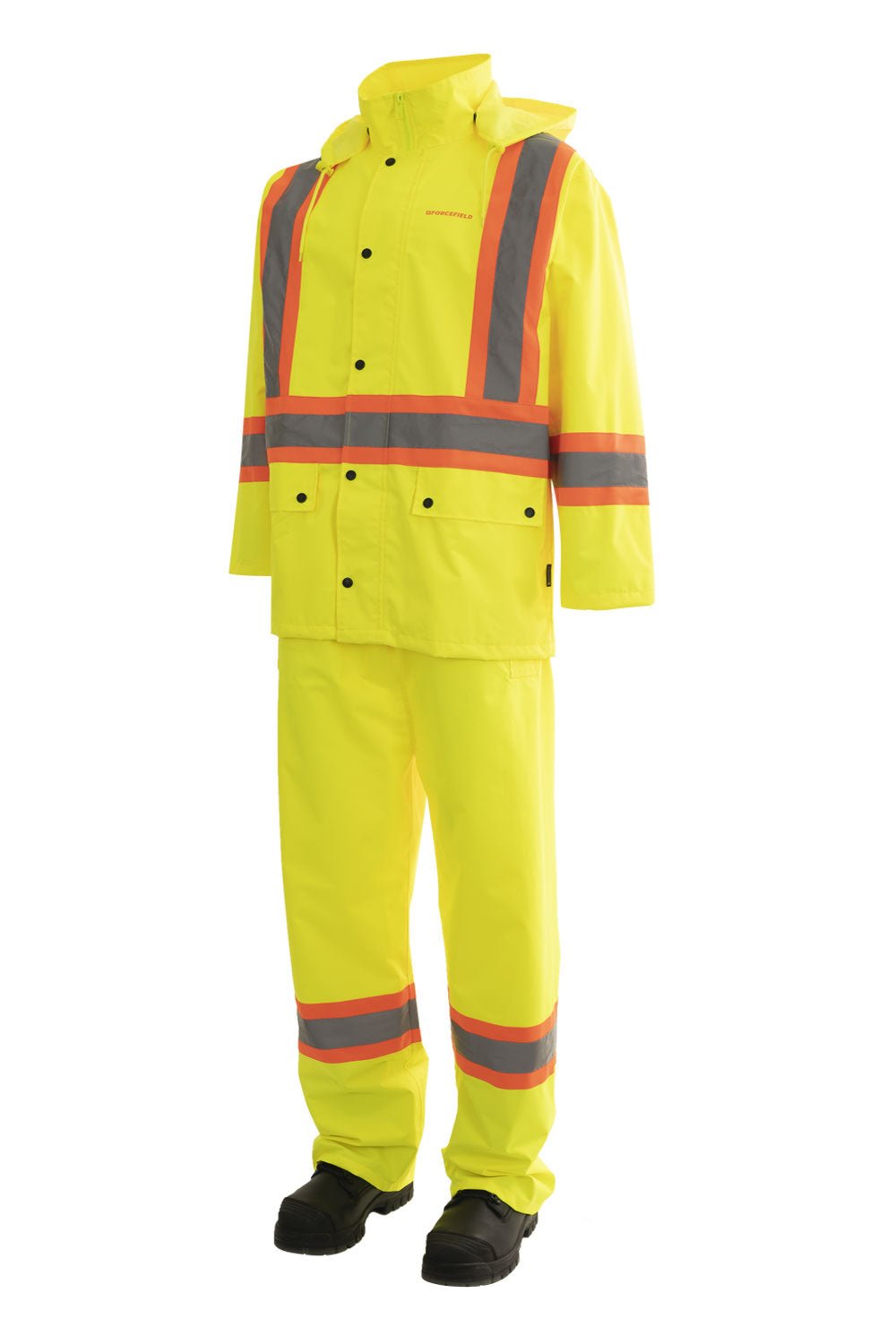 Forcefield Hi Vis 3 Piece Rain Suit - Image 3