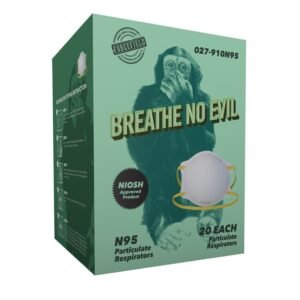 Forcefield "Breathe No Evil" N95 Disposable Respirator, 20 per box