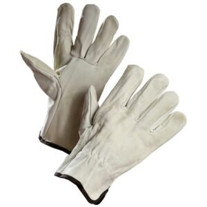 Forcefield Cowhide Driver's Glove with Elastic Wrist