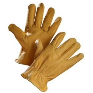 Forcefield Deerskin Driver's Glove with Elastic Wrist