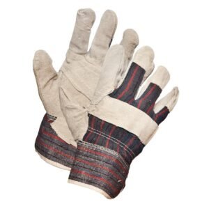 Forcefield Economy Grade Split Leather Patch Palm Work Gloves