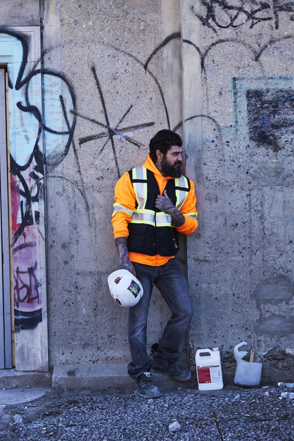 Forcefield Fire Resistant (FR) Cotton Duck Hi Vis Safety Vest - Image 3