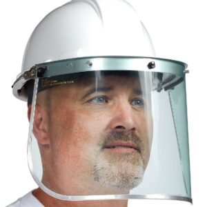 Forcefield Formed Polycarbonate Visor with Aluminum Binding