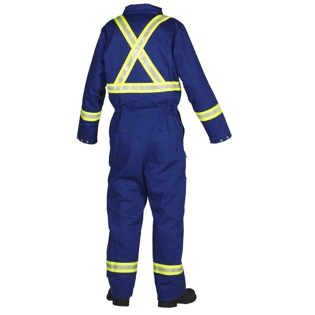Forcefield FR Treated 100% Cotton Coverall with Reflective Tape - Image 2