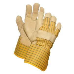 Forcefield Grain Leather Work Glove, Extended Cuff