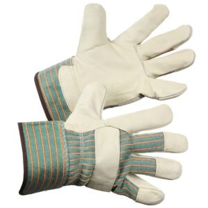 Forcefield Grain Leather Work Glove, Unlined Palm