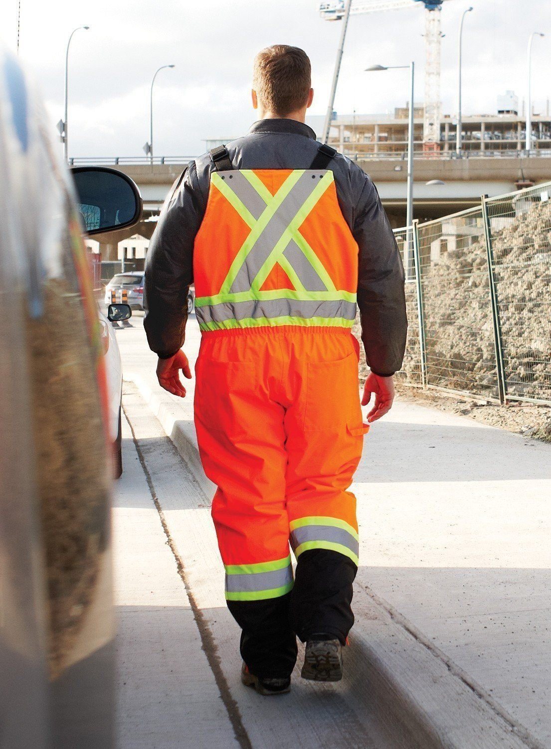 Forcefield Hi Vis Winter Safety Overall - Image 18